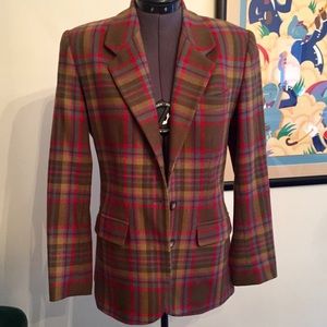 NWOT GAP wool plaid blazer, sz S/P